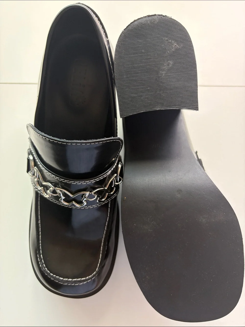 DELIA*S BY DOLLS KILL THERE SHE GOES PLATFORM LOAFERS